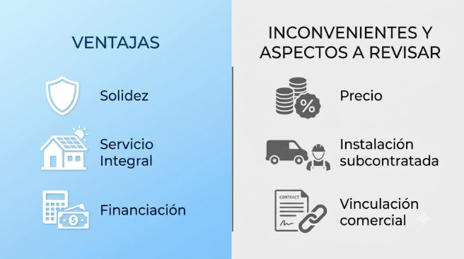 Comparativa de ventajas e inconvenientes de Repsol Solar: análisis de autoconsumo fotovoltaico