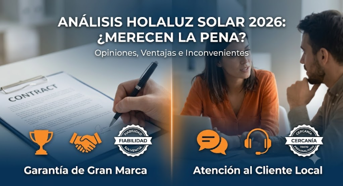 Infografia comparativa de ventajas e inconvenientes de autoconsumo solar con Holaluz