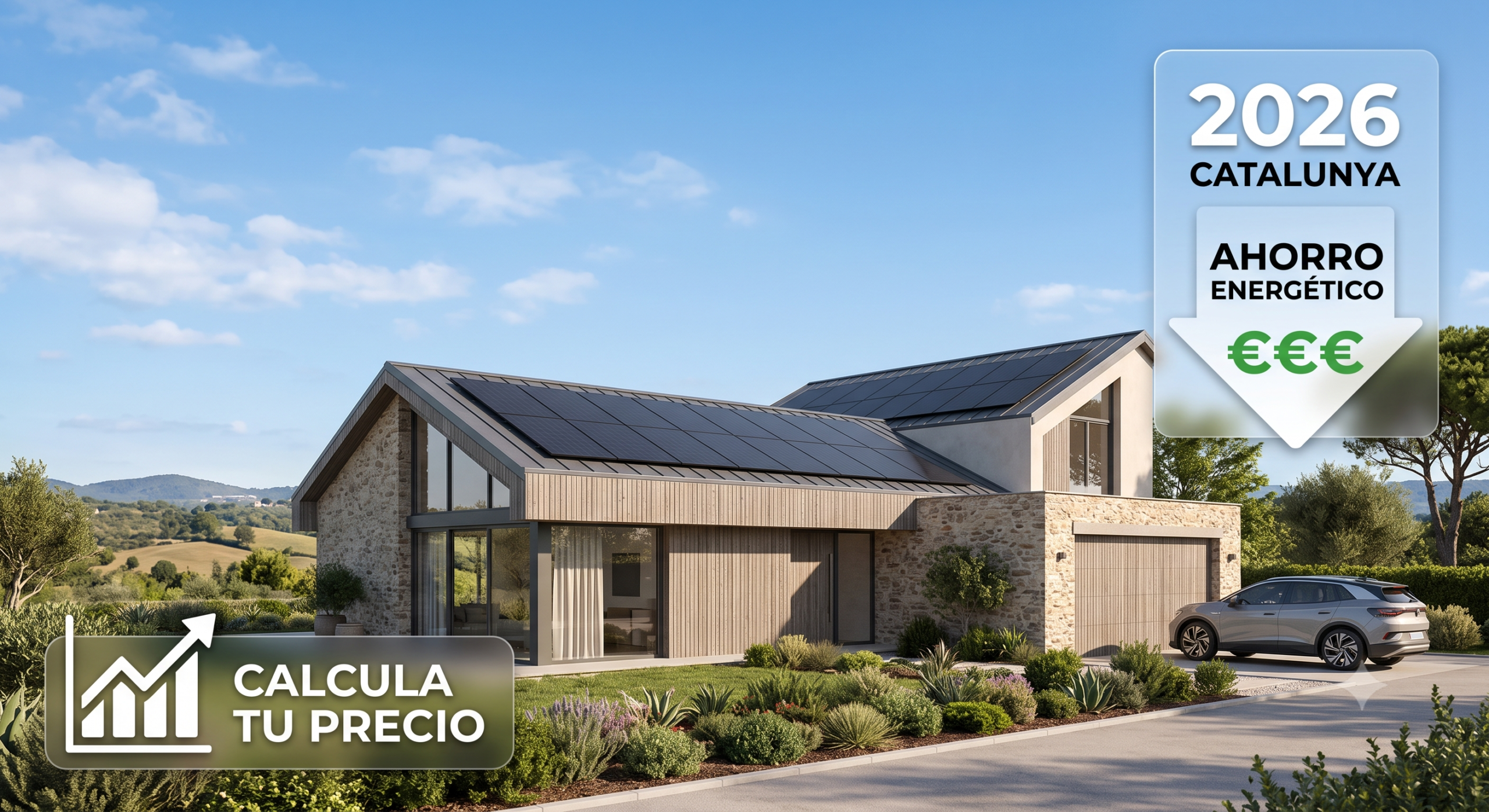 coste instalación placas solares Cataluña 2026 ahorro energético residencial chalet vallès