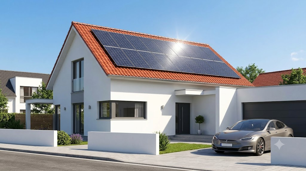 instalacion placas solares tejado chalet unifamiliar autoconsumo independiente